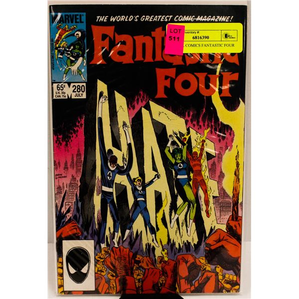 MARVEL COMICS FANTASTIC FOUR #280