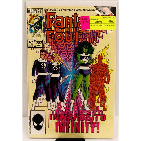 MARVEL COMICS FANTASTIC FOUR #282