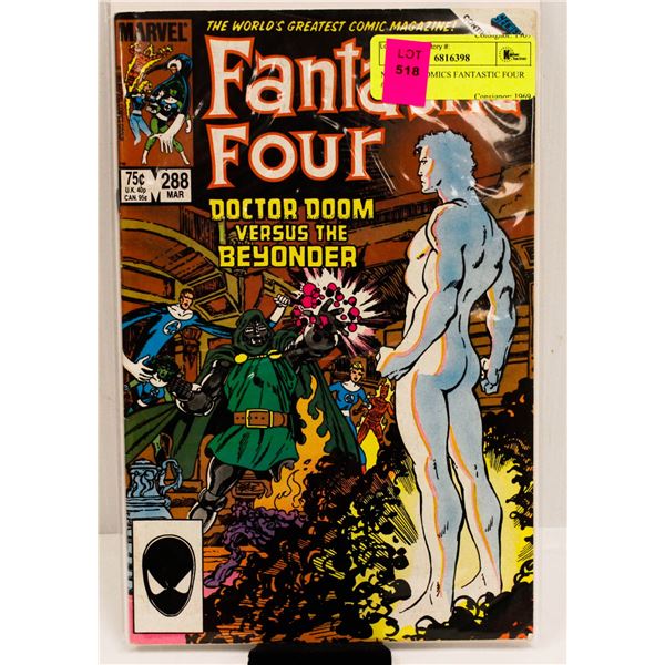 MARVEL COMICS FANTASTIC FOUR #288