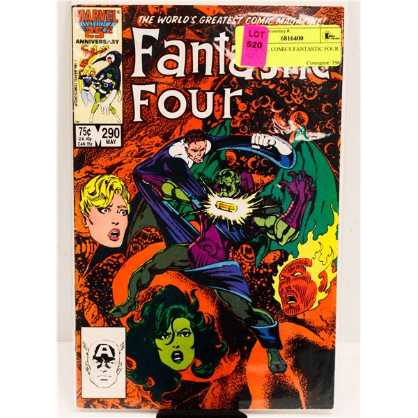 MARVEL COMICS FANTASTIC FOUR #290
