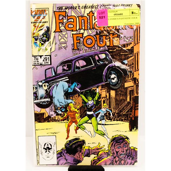MARVEL COMICS FANTASTIC FOUR #291