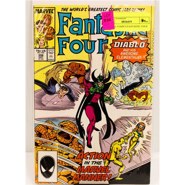 MARVEL COMICS FANTASTIC FOUR #306