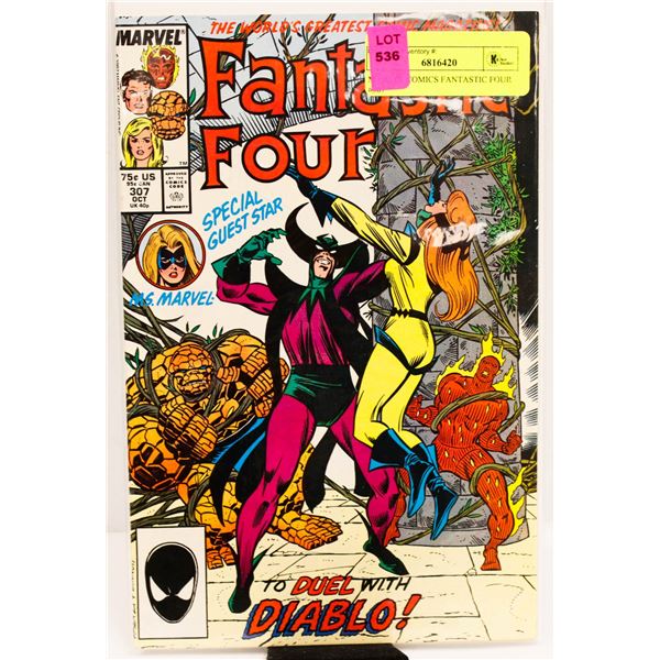 MARVEL COMICS FANTASTIC FOUR #307
