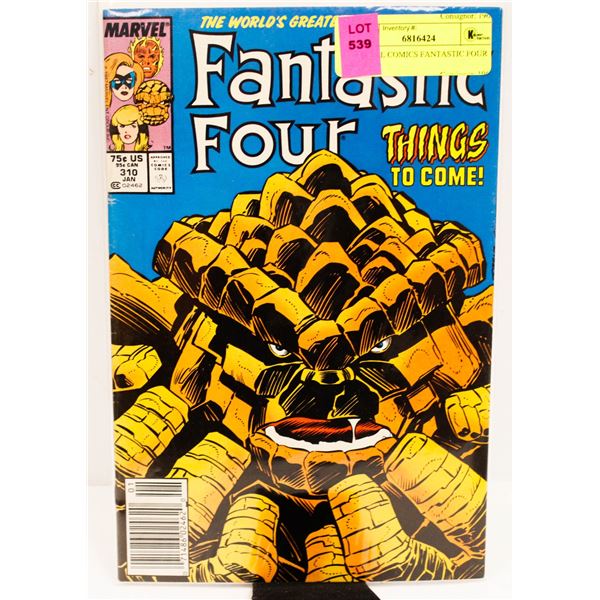 MARVEL COMICS FANTASTIC FOUR #310