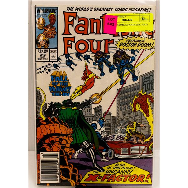 MARVEL COMICS FANTASTIC FOUR #312