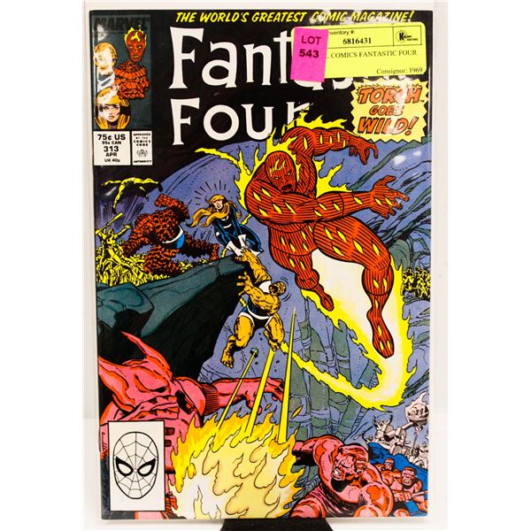 MARVEL COMICS FANTASTIC FOUR #313