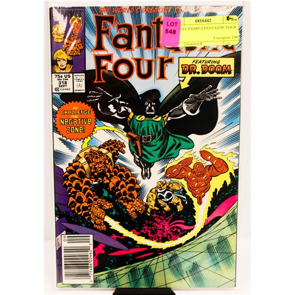 MARVEL COMICS FANTASTIC FOUR #318