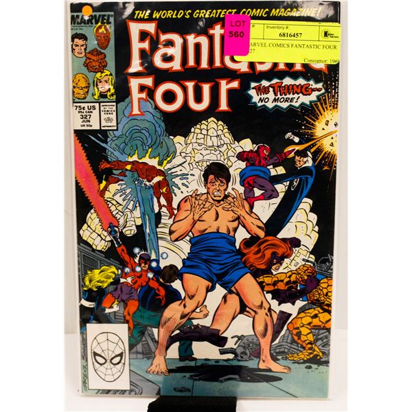 MARVEL COMICS FANTASTIC FOUR #327