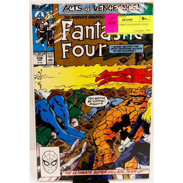 MARVEL COMICS FANTASTIC FOUR #336