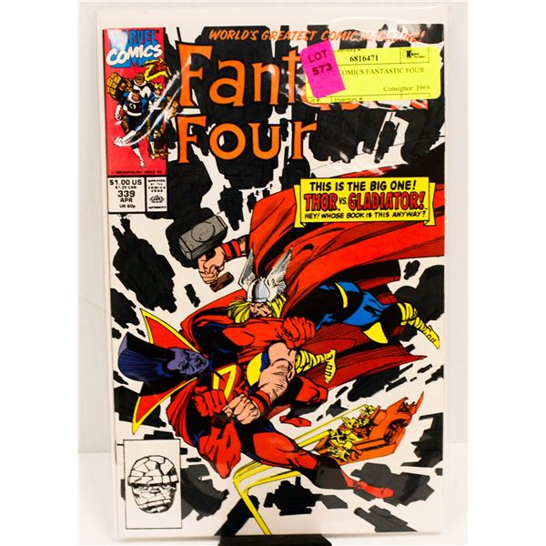 MARVEL COMICS FANTASTIC FOUR #339
