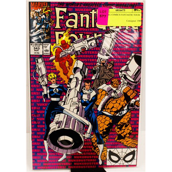 MARVEL COMICS FANTASTIC FOUR #343