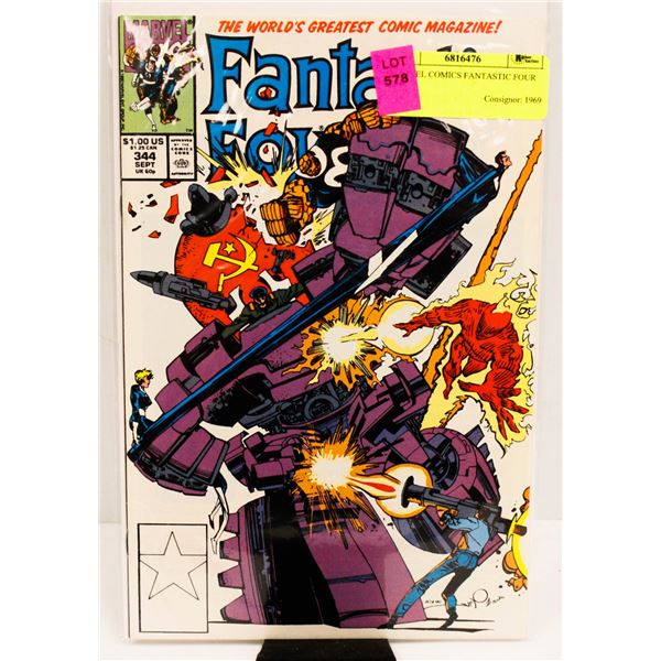 MARVEL COMICS FANTASTIC FOUR #344