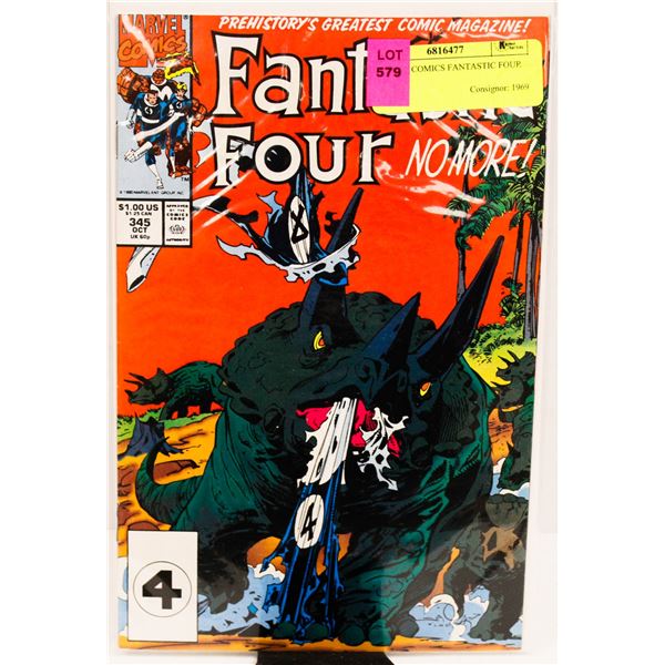 MARVEL COMICS FANTASTIC FOUR #345