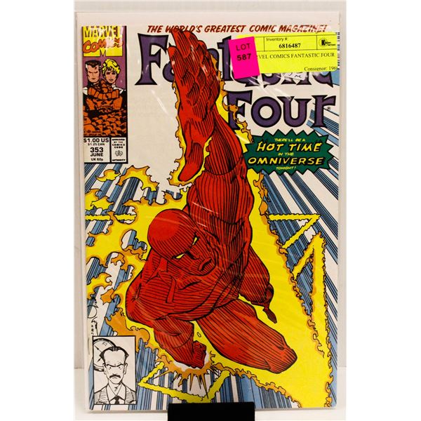 MARVEL COMICS FANTASTIC FOUR #353