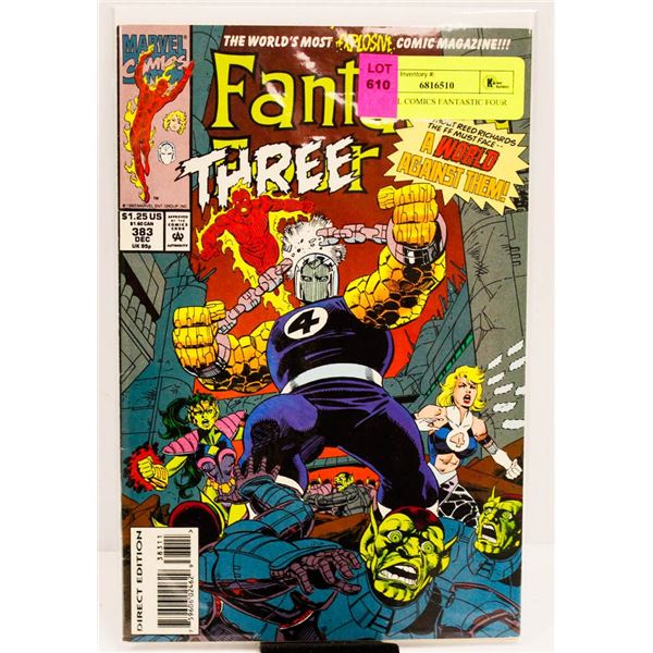 MARVEL COMICS FANTASTIC FOUR #383