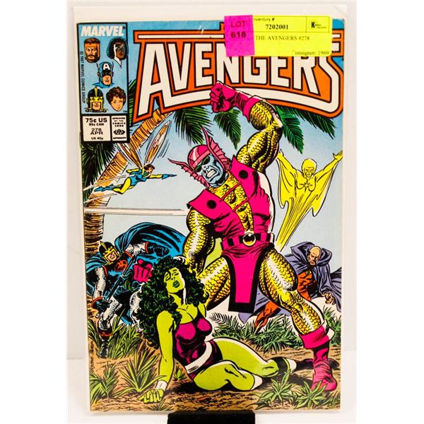 MARVEL THE AVENGERS #278