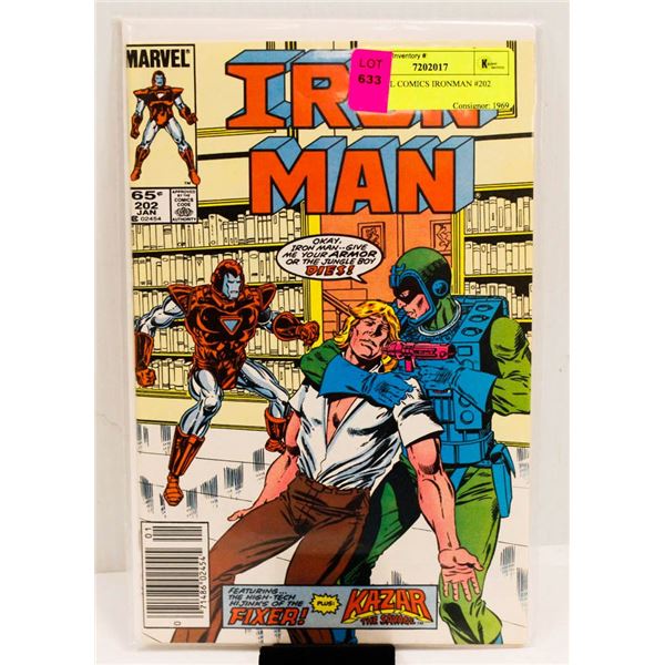 MARVEL COMICS IRONMAN #202