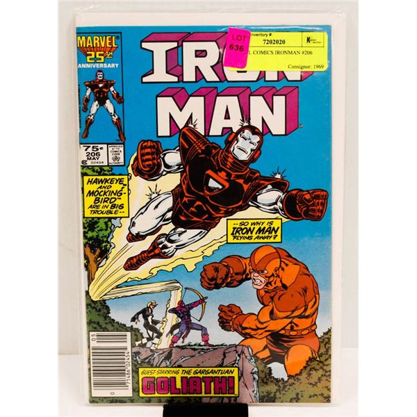 MARVEL COMICS IRONMAN #206