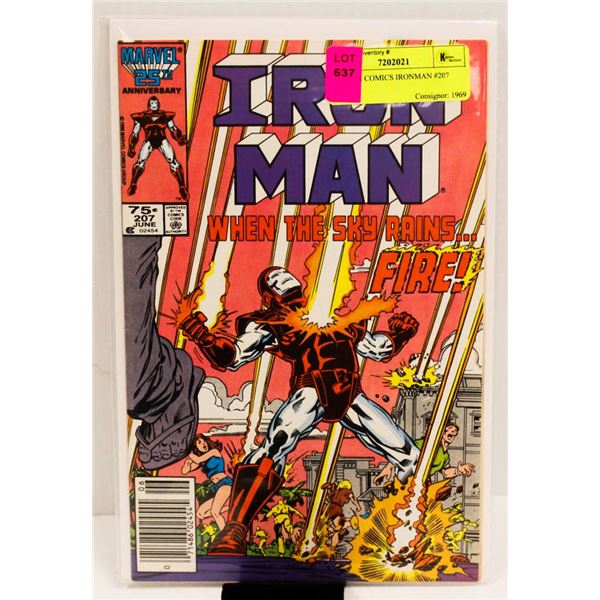 MARVEL COMICS IRONMAN #207