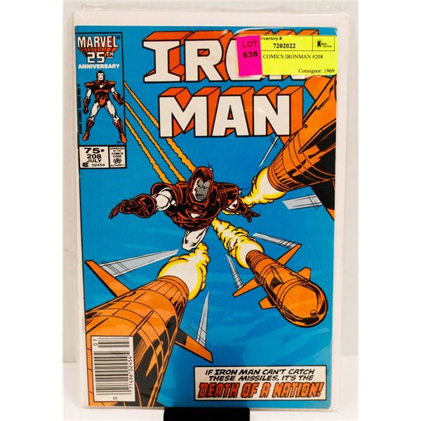 MARVEL COMICS IRONMAN #208