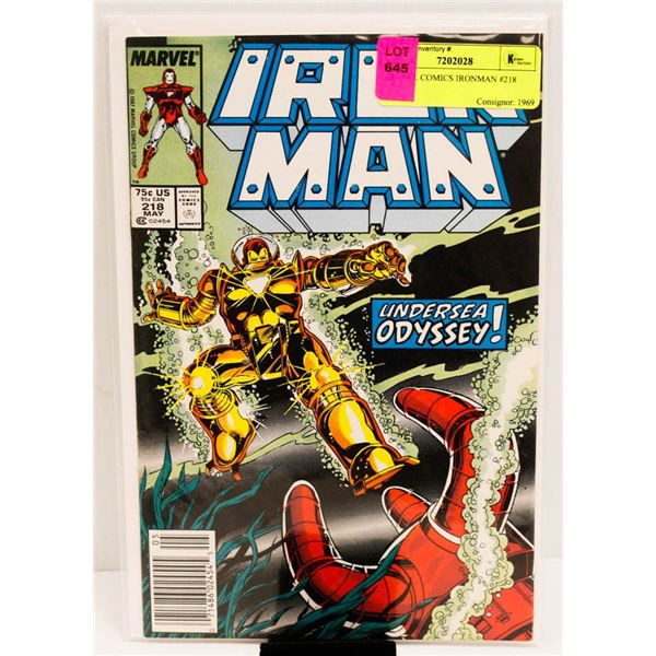 MARVEL COMICS IRONMAN #218