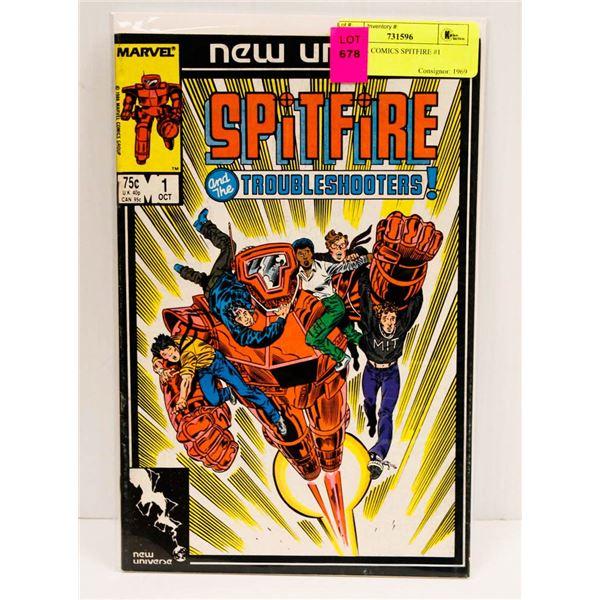MARVEL COMICS SPITFIRE #1