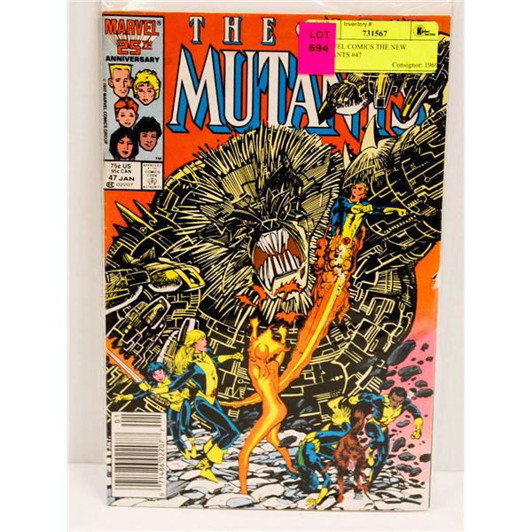 MARVEL COMICS THE NEW MUTANTS #47