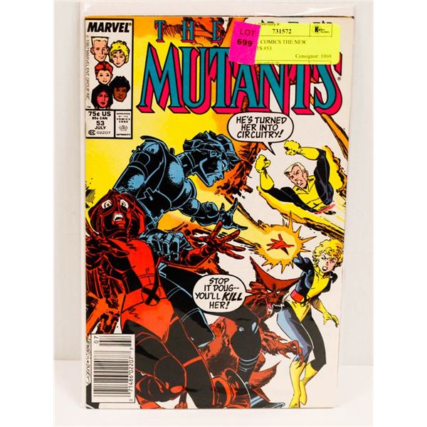 MARVEL COMICS THE NEW MUTANTS #53