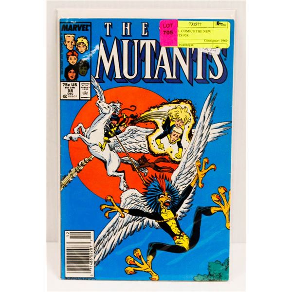 MARVEL COMICS THE NEW MUTANTS #58