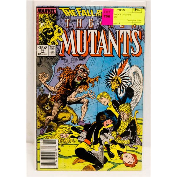 MARVEL COMICS THE NEW MUTANTS #59