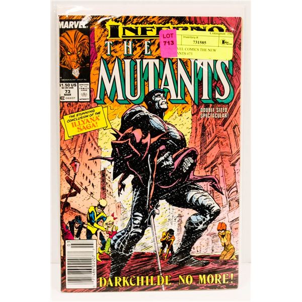 MARVEL COMICS THE NEW MUTANTS #73