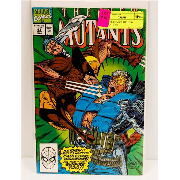 MARVEL COMICS THE NEW MUTANTS #93