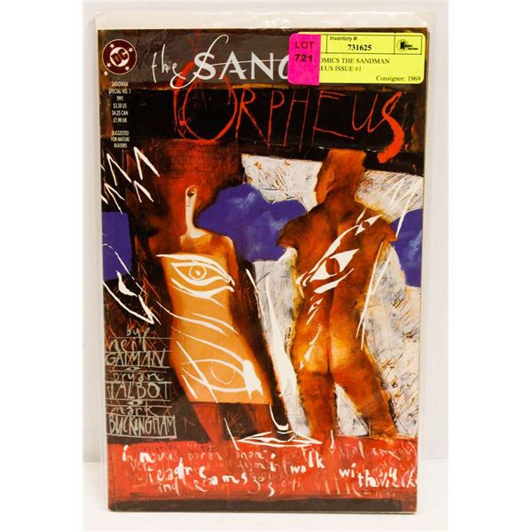 DC COMICS THE SANDMAN ORPHEUS ISSUE #1