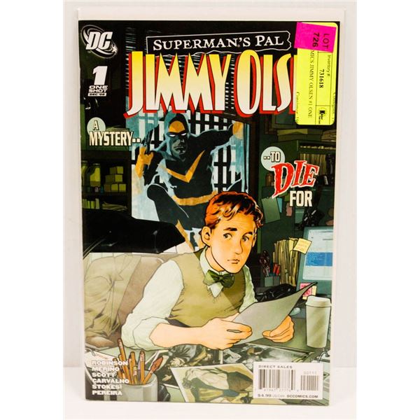 DC COMICS JIMMY OLSEN #1 ONE SHOT