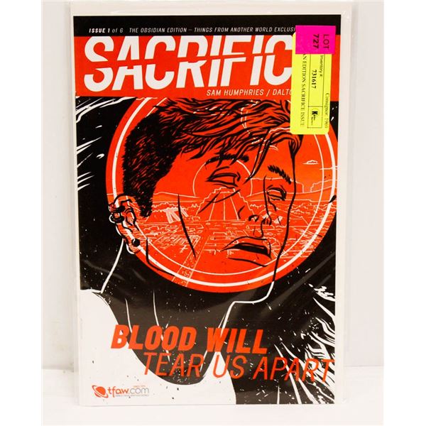 OBSIDIAN EDITION SACRIFICE ISSUE #1