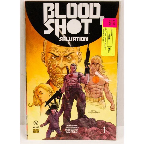 VALLANT COMICS BLOOD SHOT SALVATION ISSUE #1 SET