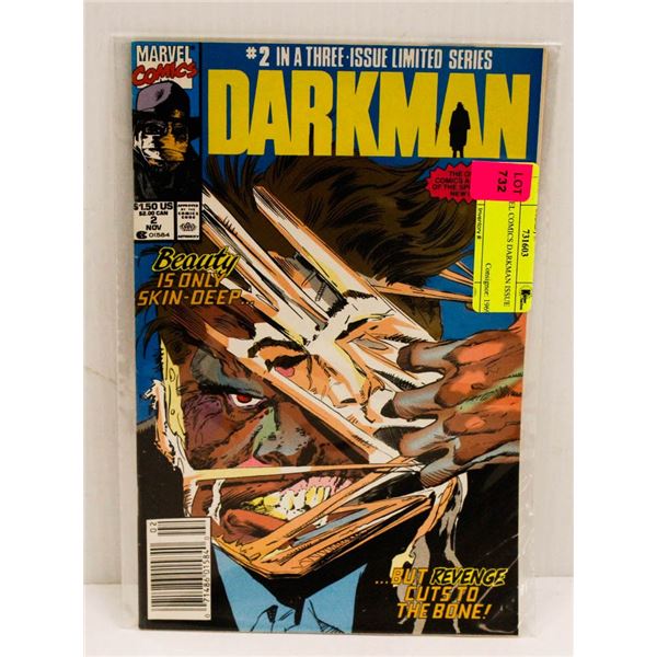 MARVEL COMICS DARKMAN ISSUE #2