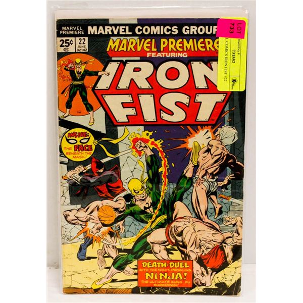 MARVEL COMICS IRON FIST #22