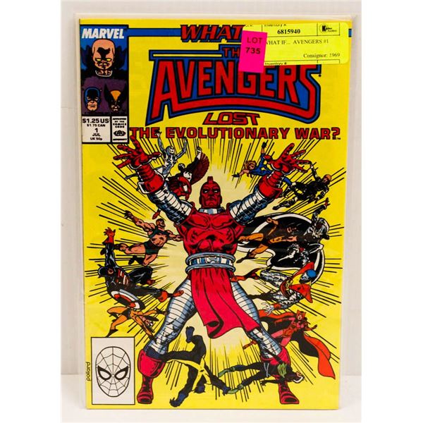 MAREL WHAT IF...  AVENGERS #1