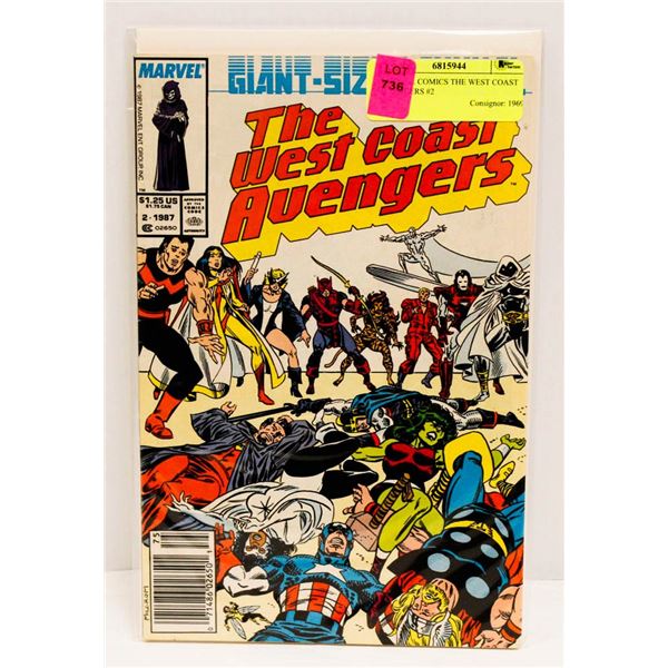 MARVEL COMICS THE WEST COAST AVENGERS #2