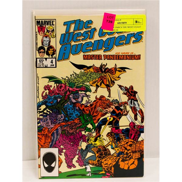MARVEL COMICS THE WEST COAST AVENGERS #4