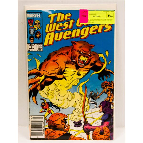 MARVEL COMICS THE WEST COAST AVENGERS #6