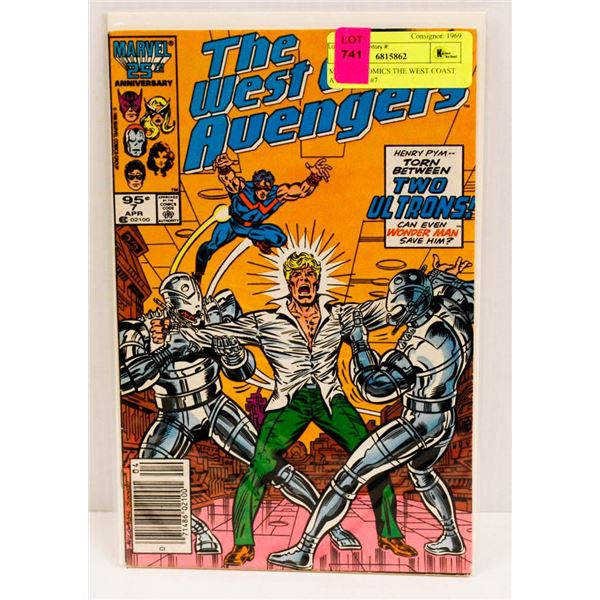 MARVEL COMICS THE WEST COAST AVENGERS #7