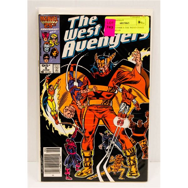 MARVEL COMICS THE WEST COAST AVENGERS #9