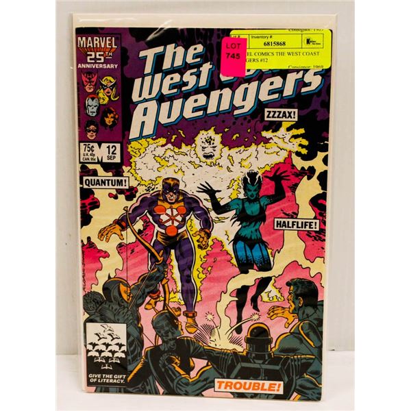 MARVEL COMICS THE WEST COAST AVENGERS #12
