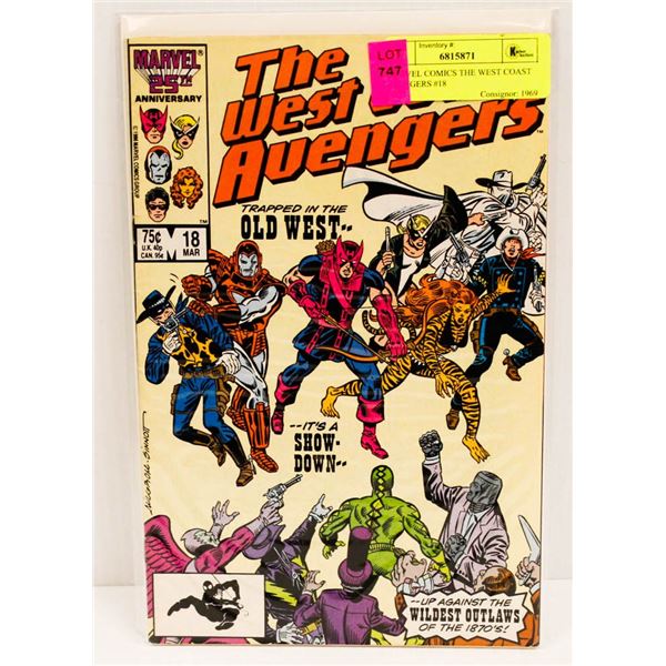 MARVEL COMICS THE WEST COAST AVENGERS #18