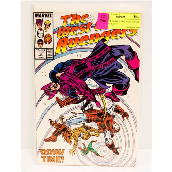 MARVEL COMICS THE WEST COAST AVENGERS #19