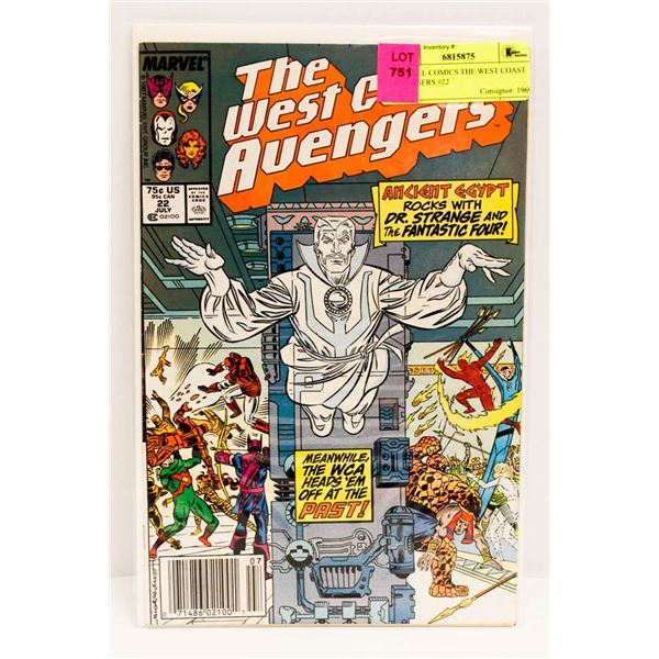 MARVEL COMICS THE WEST COAST AVENGERS #22