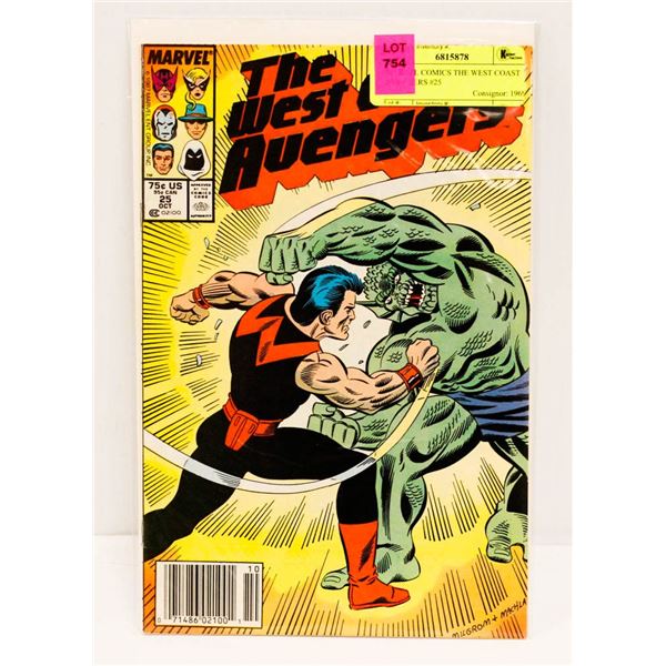 MARVEL COMICS THE WEST COAST AVENGERS #25