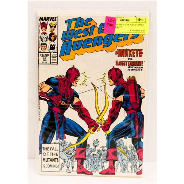MARVEL COMICS THE WEST COAST AVENGERS #27